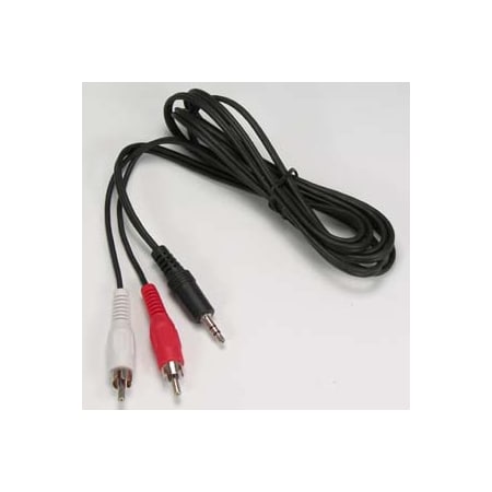 Bestlink Netware Stereo Plug(3.5mm) to 2xRCA-M Cable- 6Ft 201408